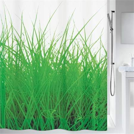 Duschdraperi Grass green 180x200 cm