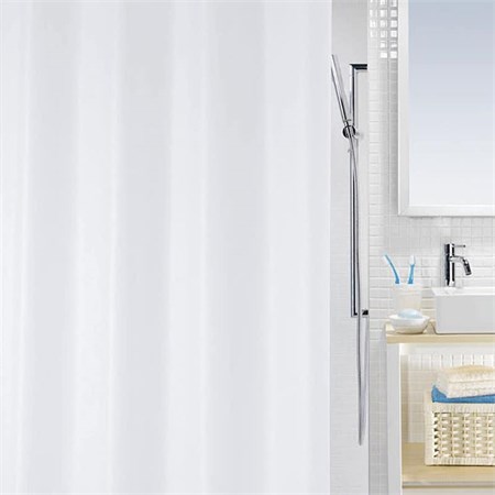 Duschdraperi Bio white
