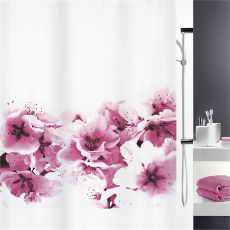 Duschdraperi Amanda pink 180x200 cm