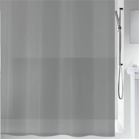 Duschdraperi Bio mid-grey 180x200 cm