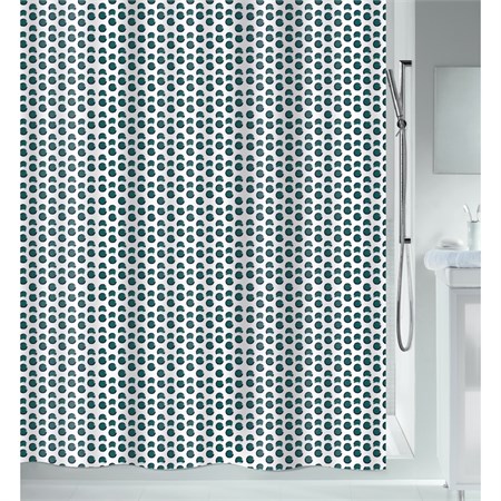 Duschdraperi Deep Forest blue green 180x200 cm