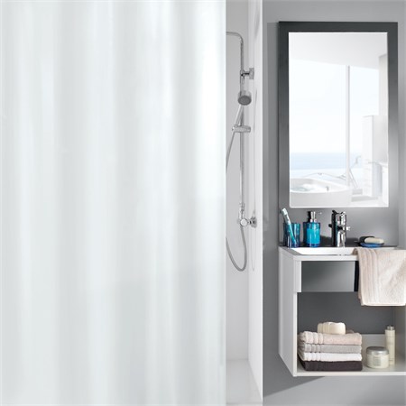 Duschdraperi Caravelle weiss